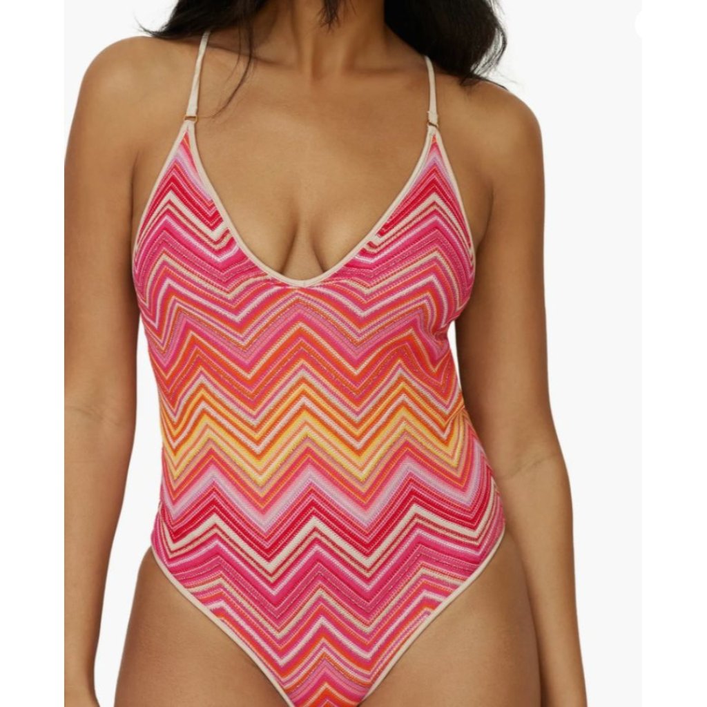 Pq Swim Cayenne Margot One Piece Swimsuit Multicolor Size Medium Nwt
